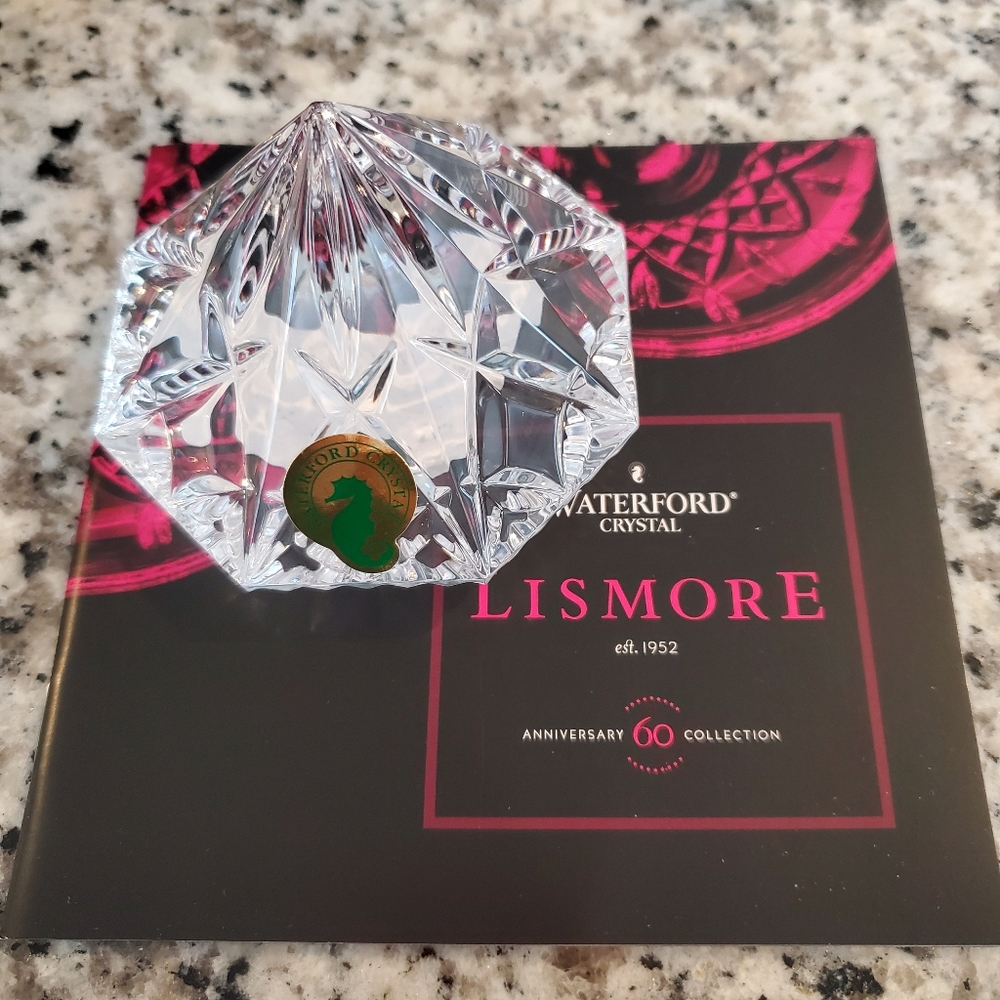 NIB! Waterford Paperweight